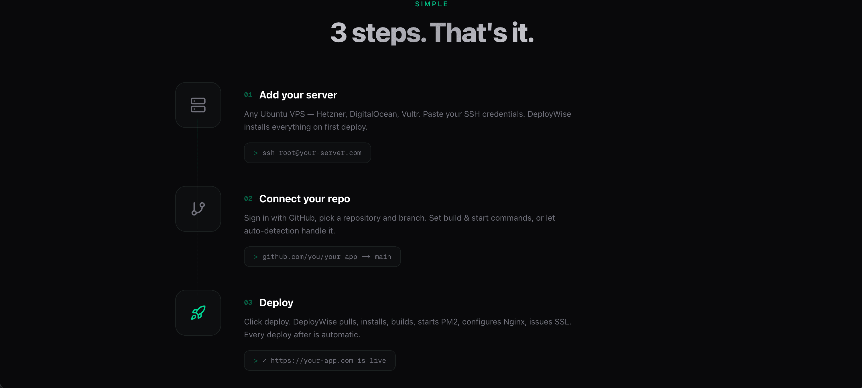 DeployWise screenshot 2