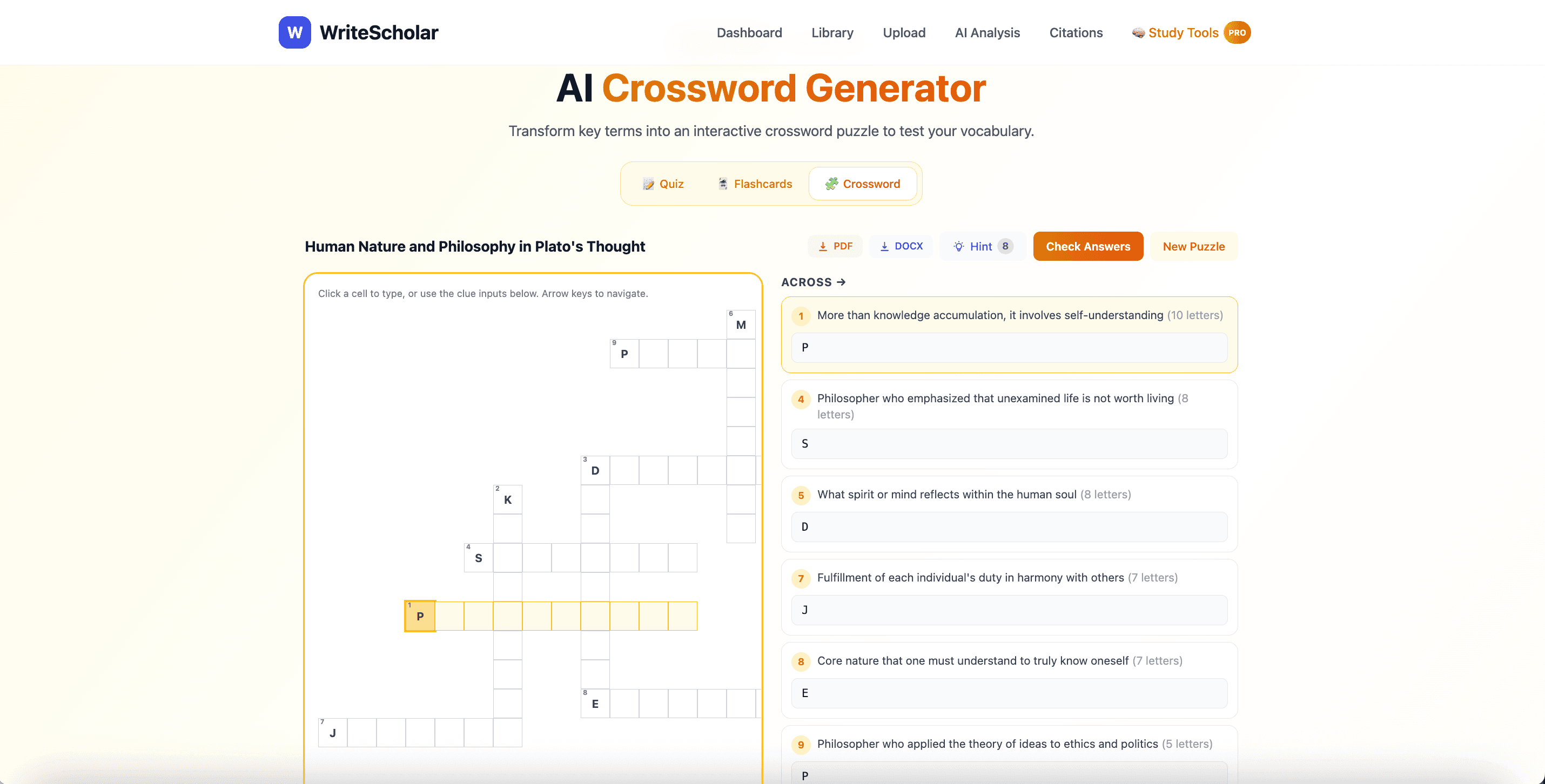 WriteScholar screenshot 3