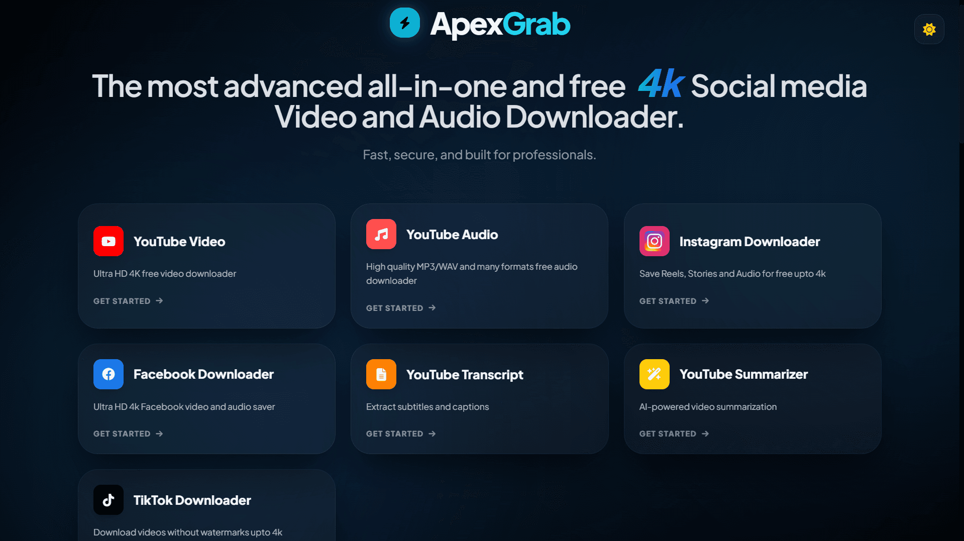 ApexGrab - 4k Media Downloader screenshot 2
