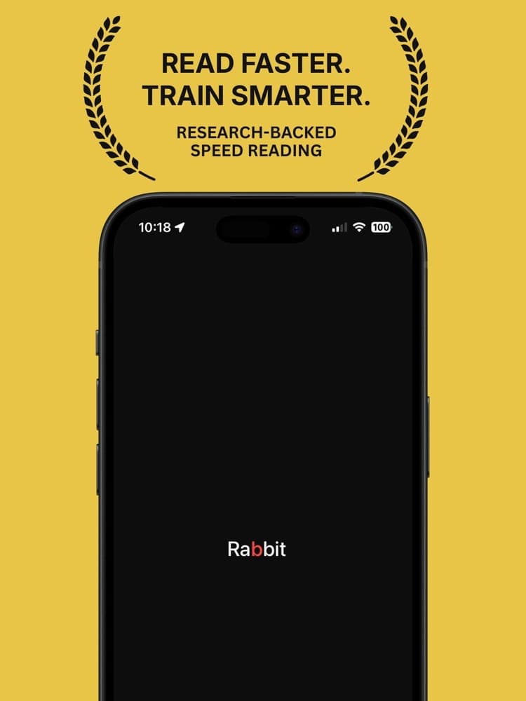 Train yourself to read 3x faster on iOS screenshot 1