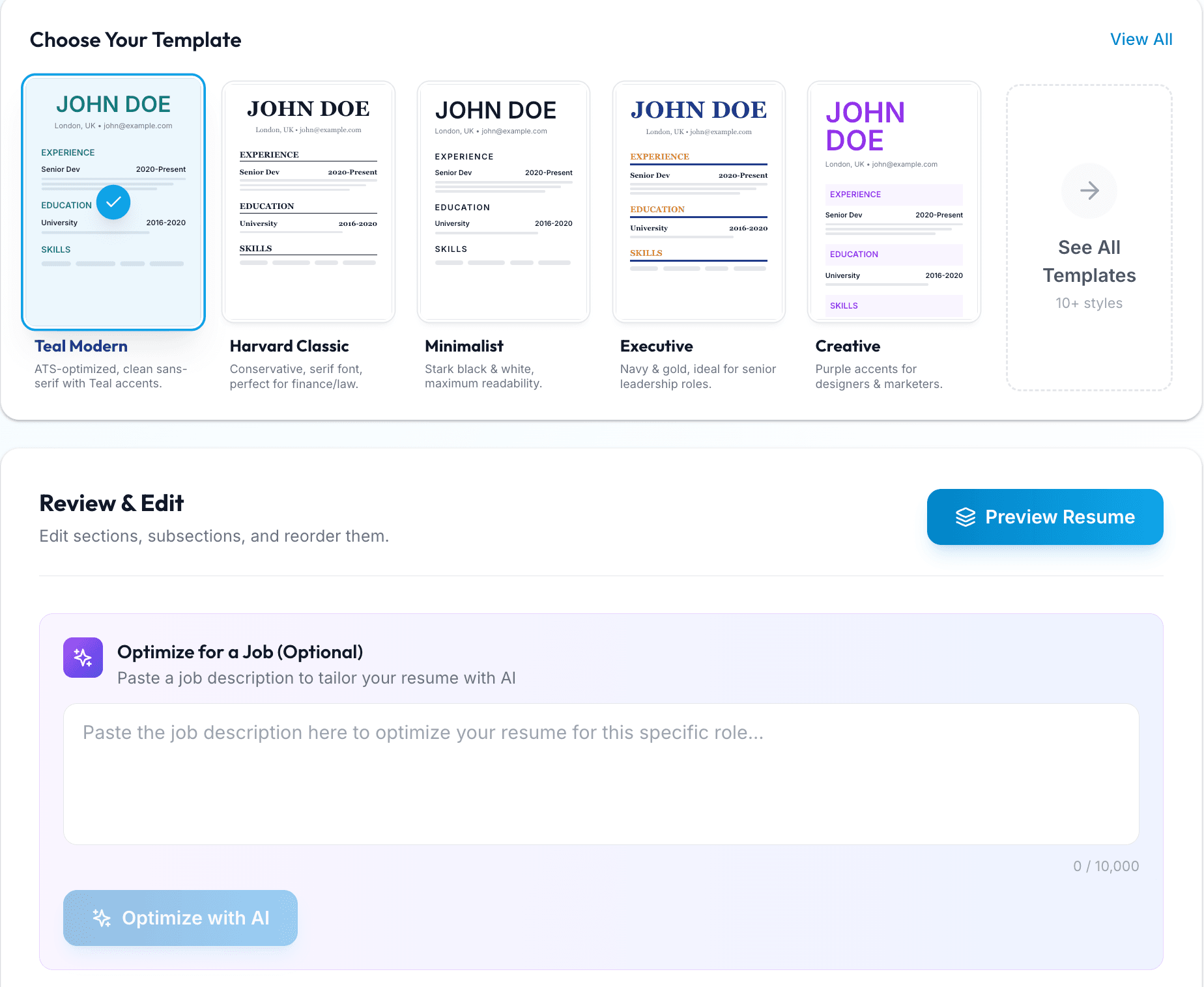 TechnCV screenshot 5