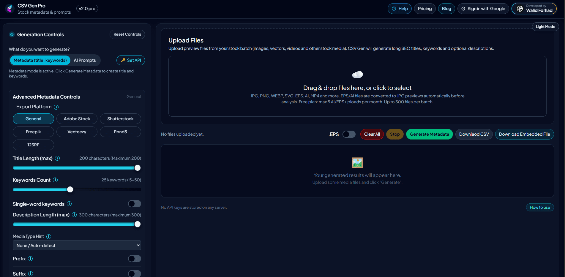 CSVGen Pro screenshot 2
