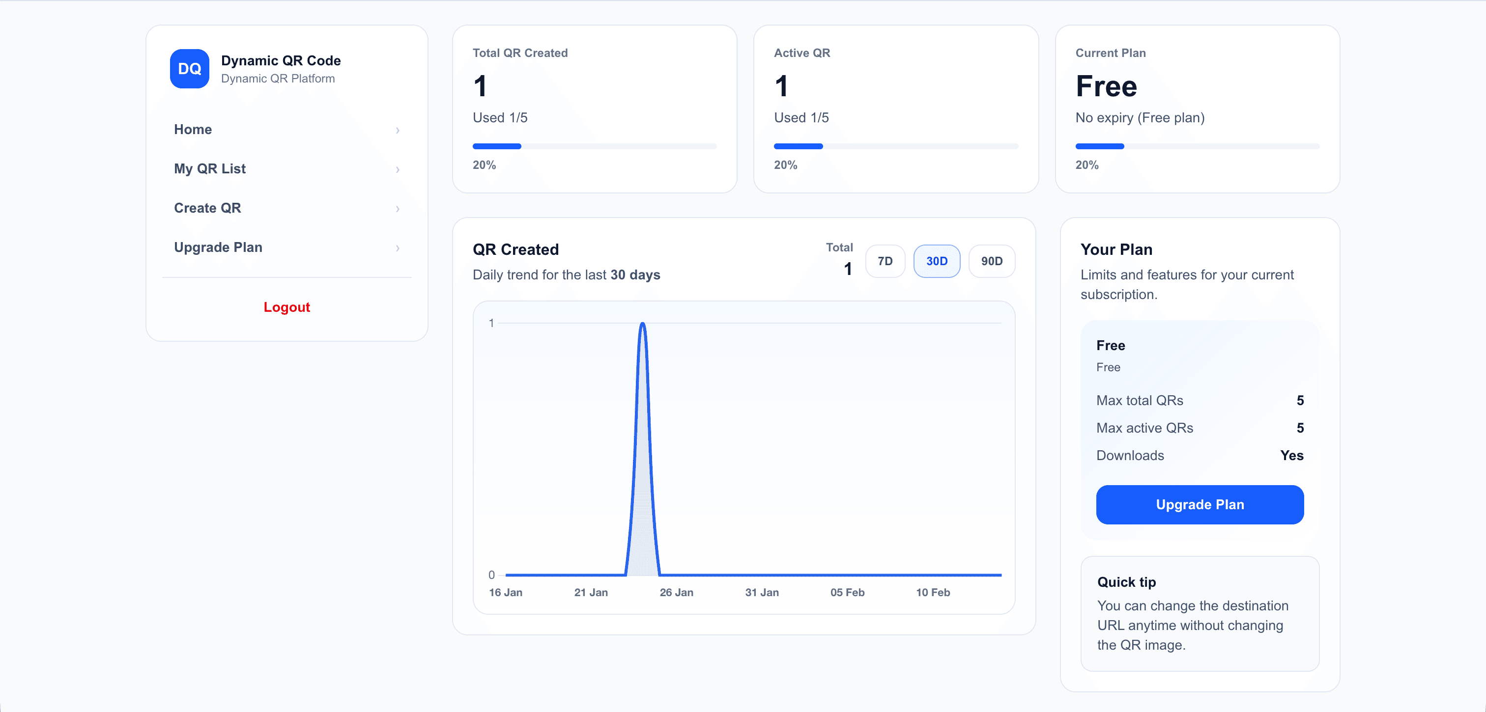 DynamicQR — Editable & Trackable QR Code screenshot 2