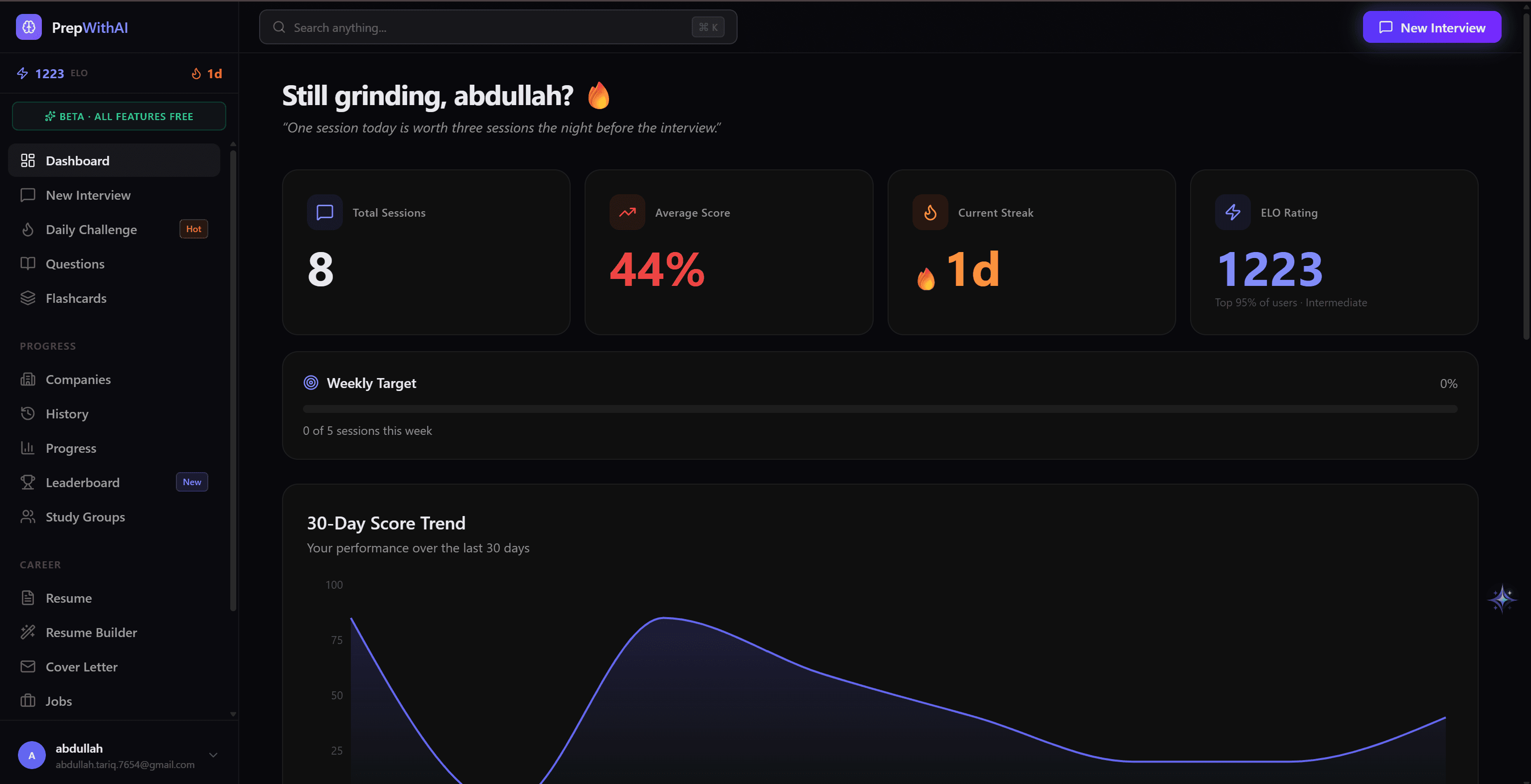 PrepWithAI screenshot 2