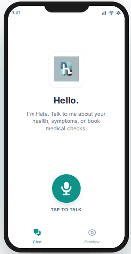 Hale: Voice-First Healthcare Assistant