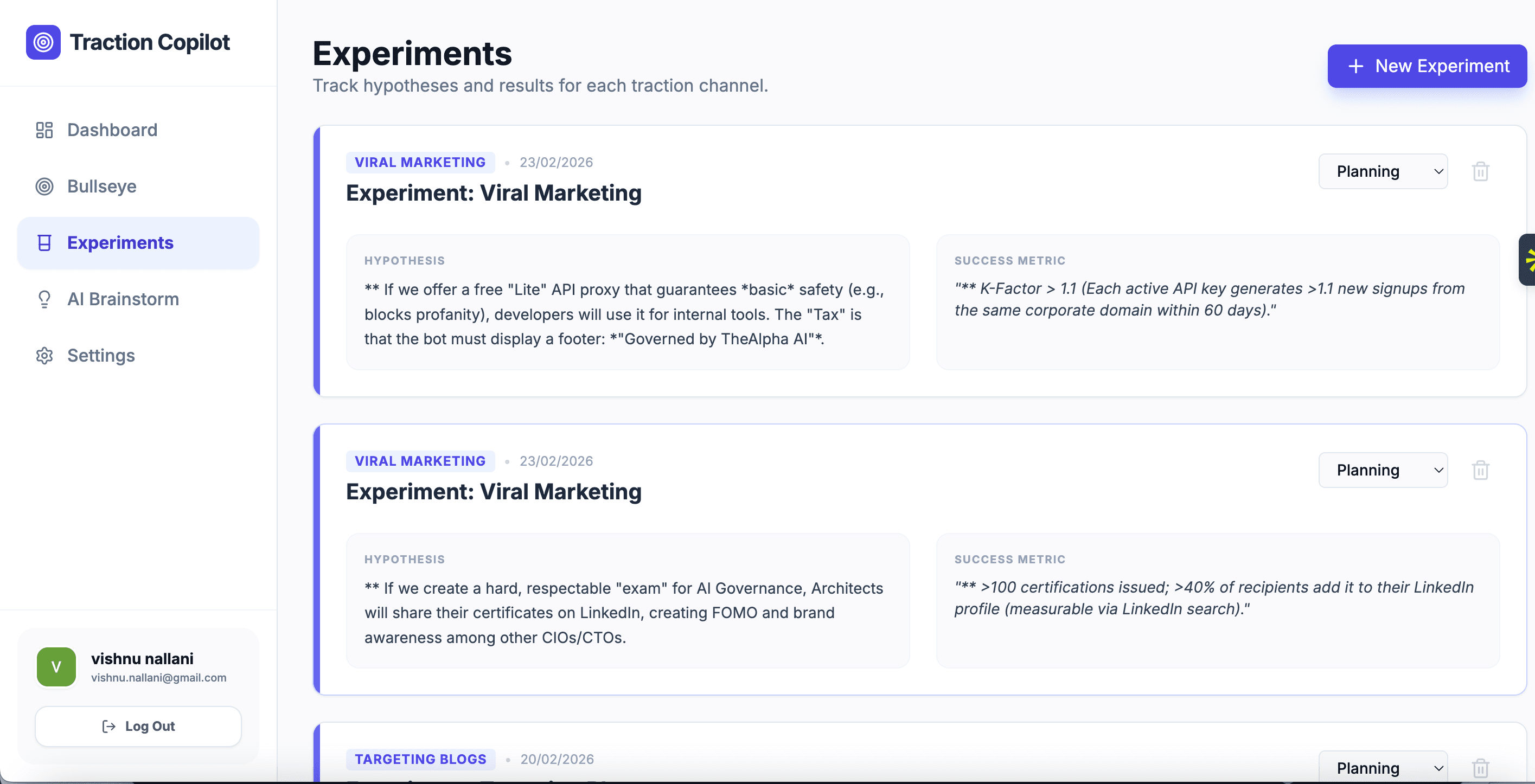 Traction Copilot screenshot 4