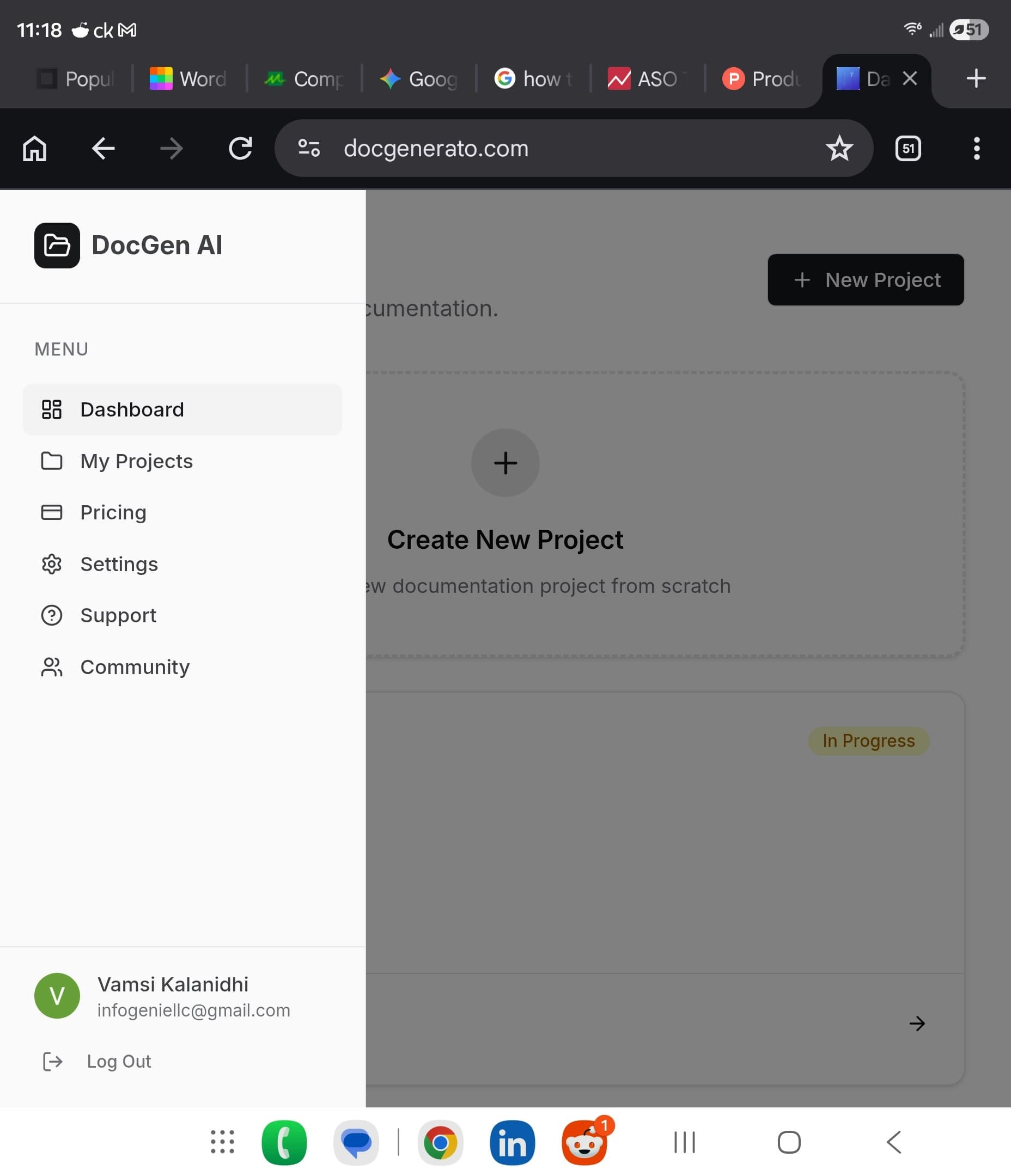 Document generator screenshot 2