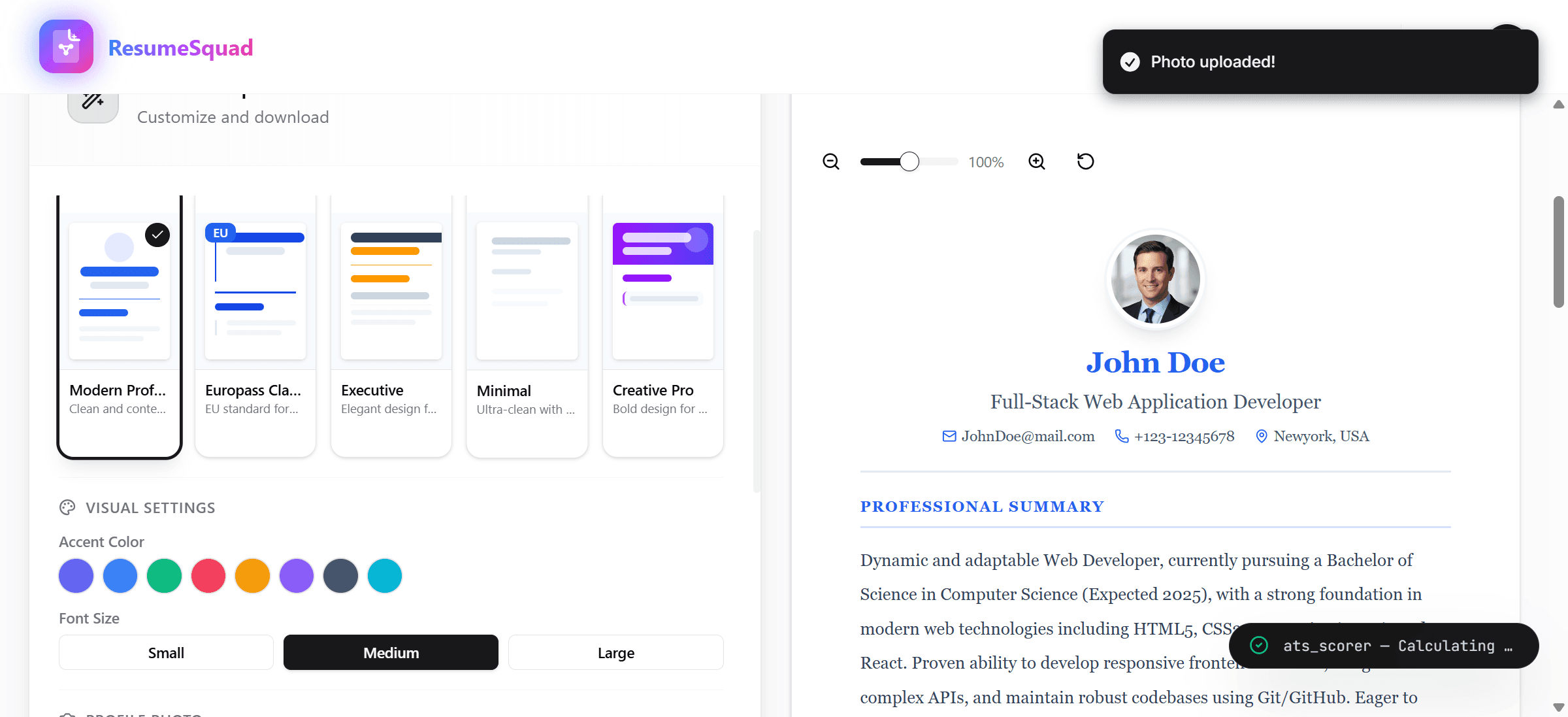 ResumeSquad screenshot 5