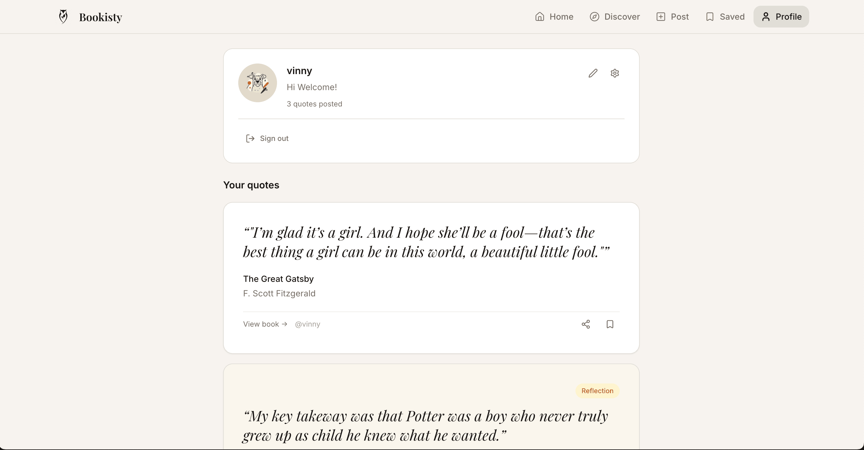 Bookisty screenshot 2