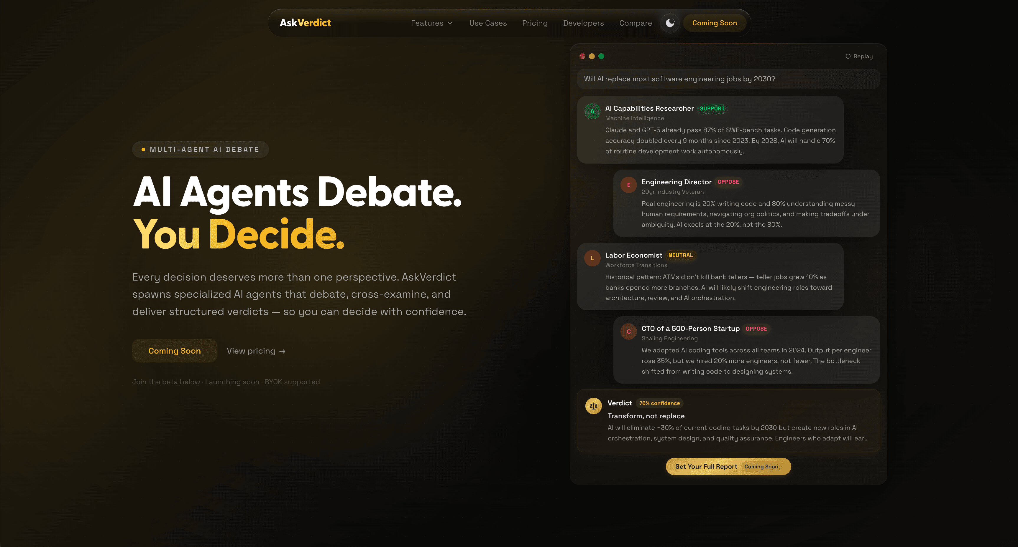 AskVerdict screenshot 1