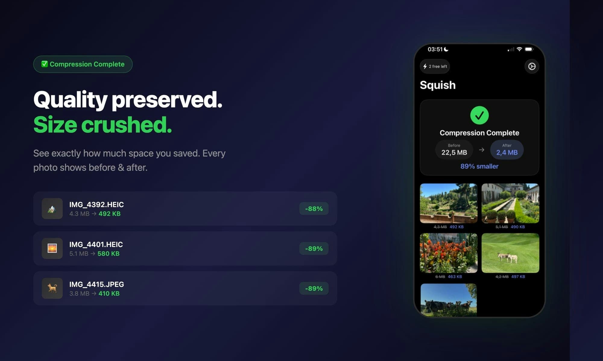 Squish — Photo Compressor screenshot 5