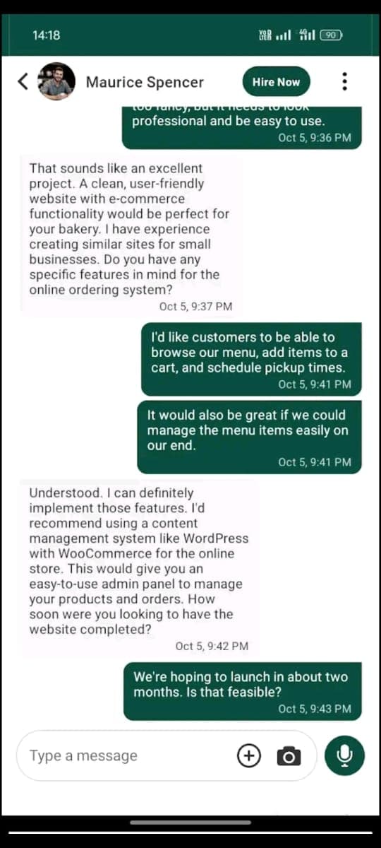 GiniGigs screenshot 4