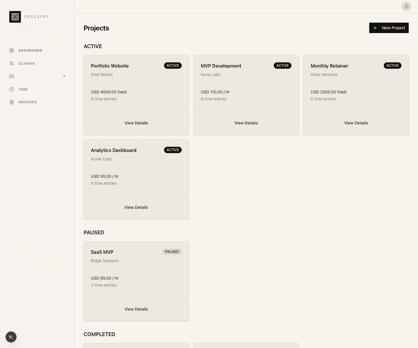 FreelanceHQ screenshot 4