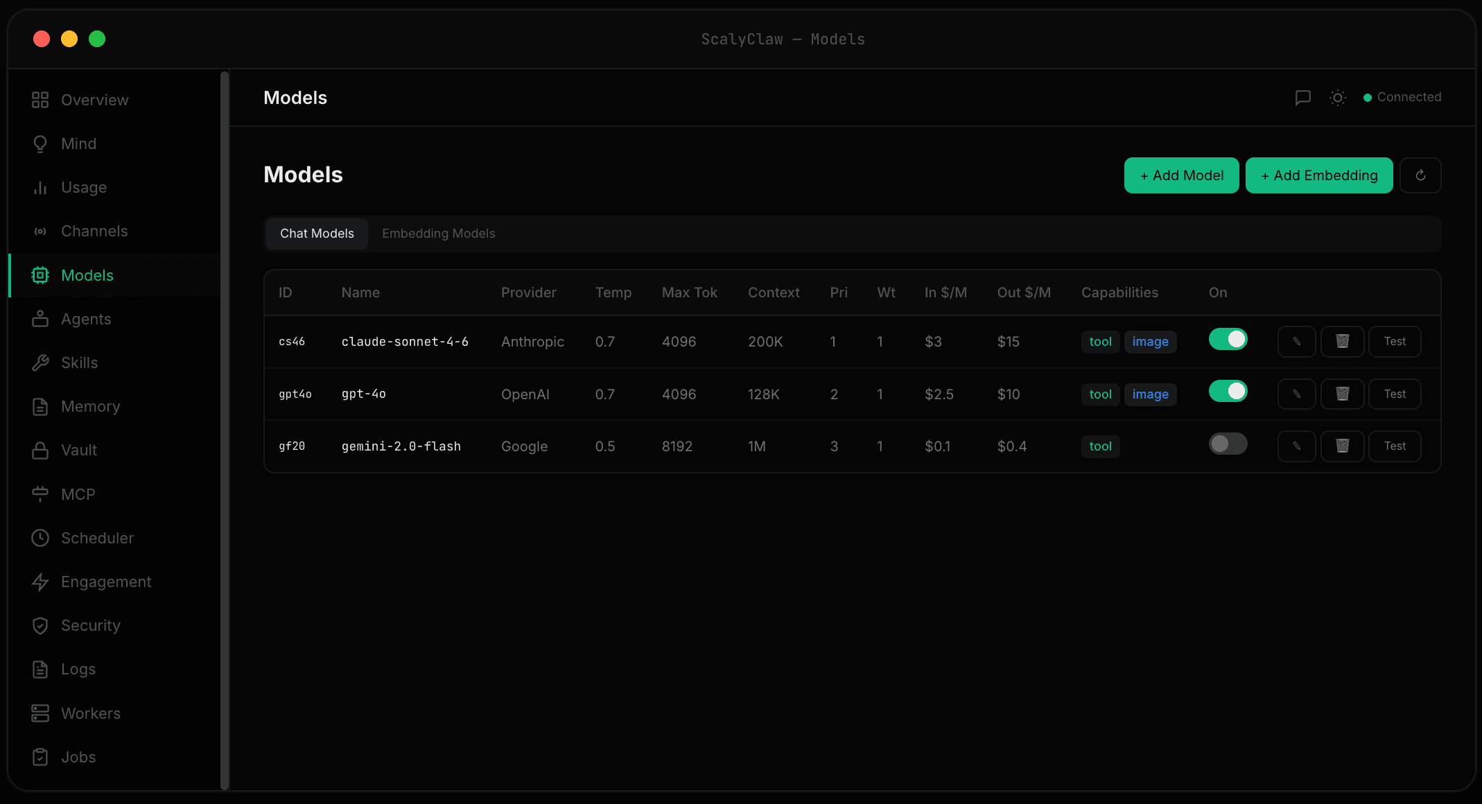 ScalyClaw screenshot 4