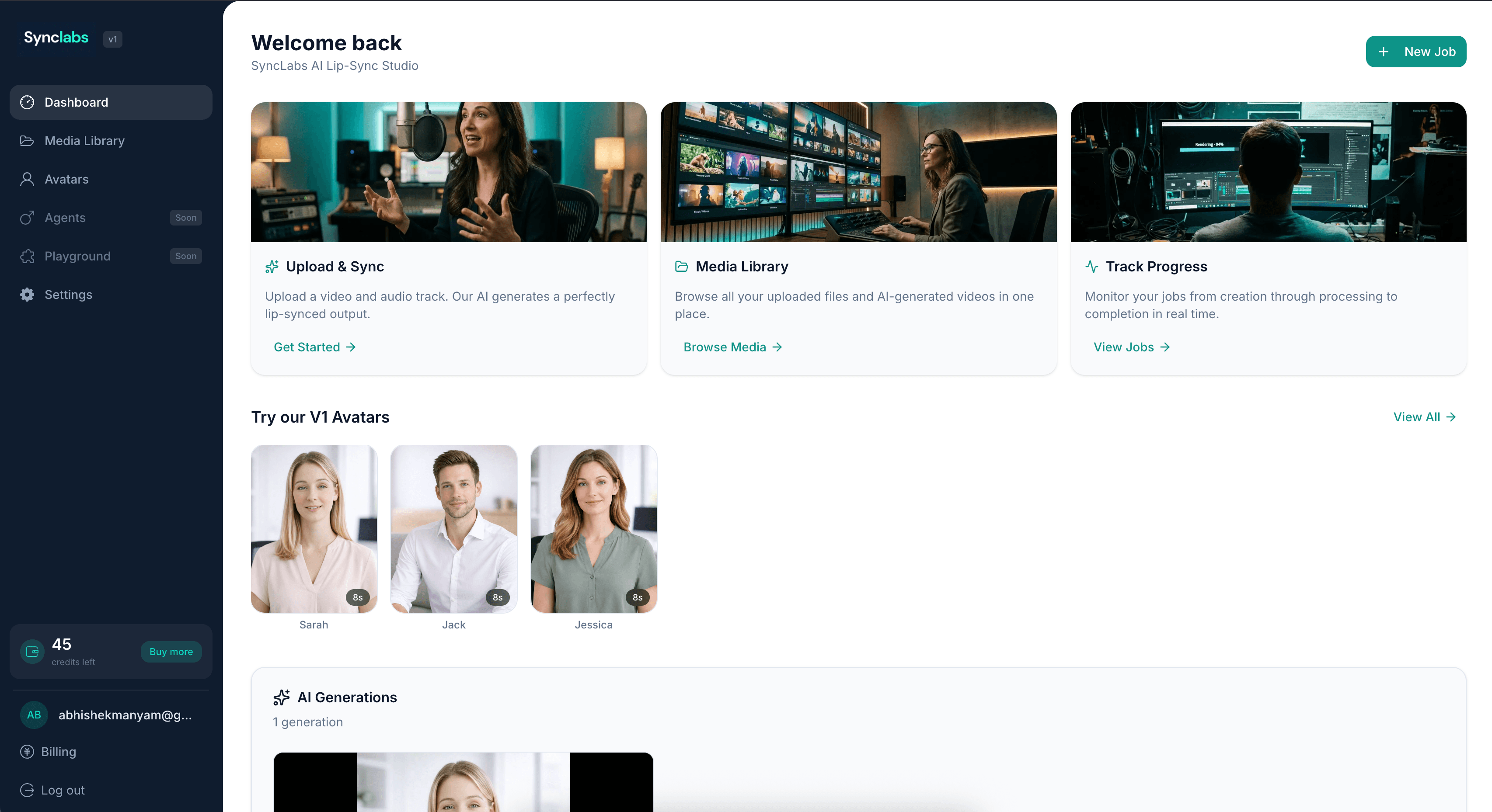 SyncLabs screenshot 1