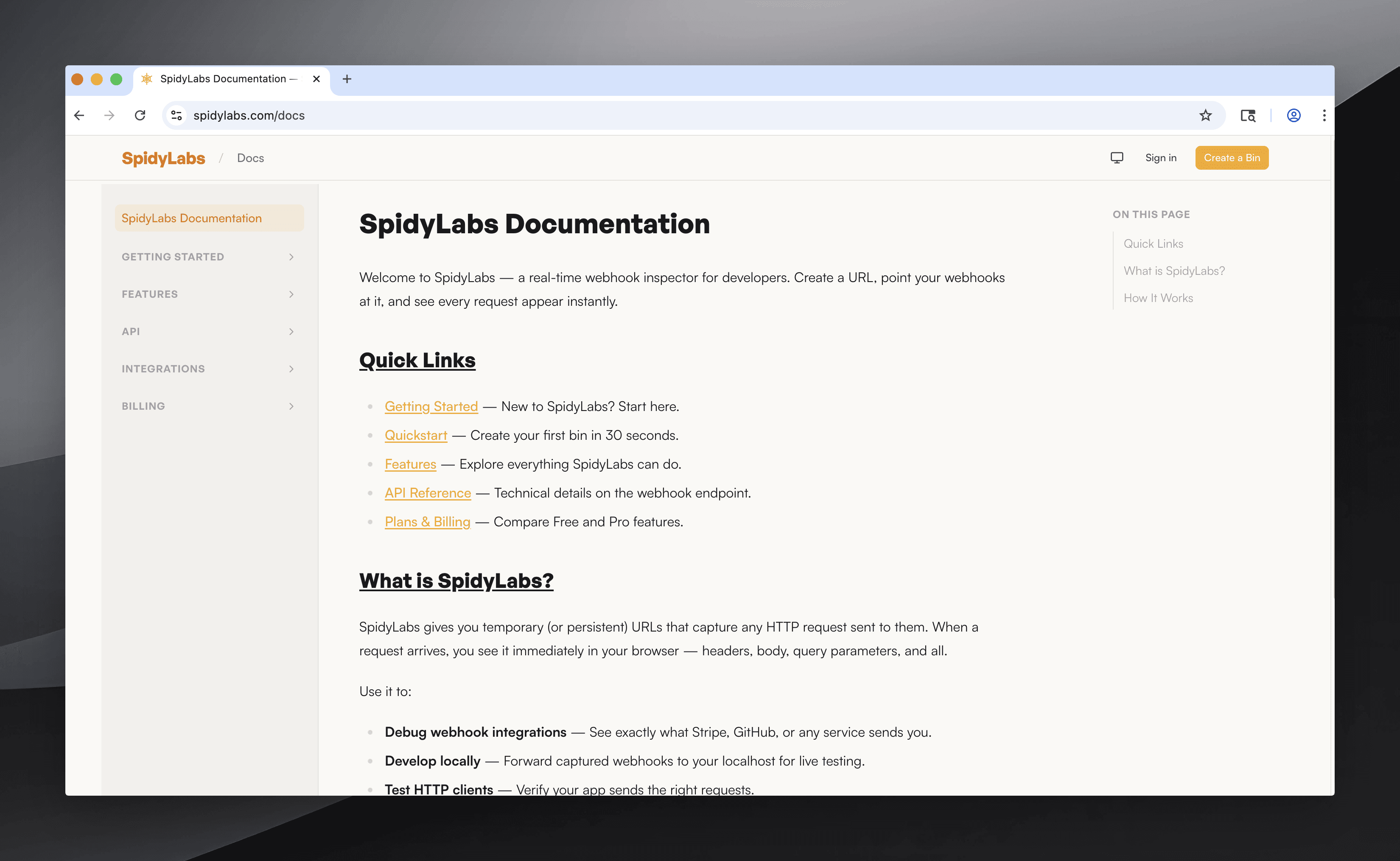 SpidyLabs screenshot 2