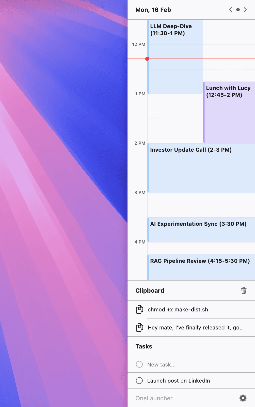 OneLauncher screenshot 1