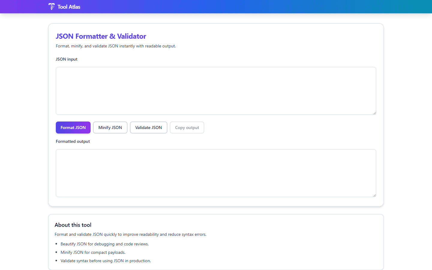 Tool Atlas: Free Online Toolbox screenshot 19
