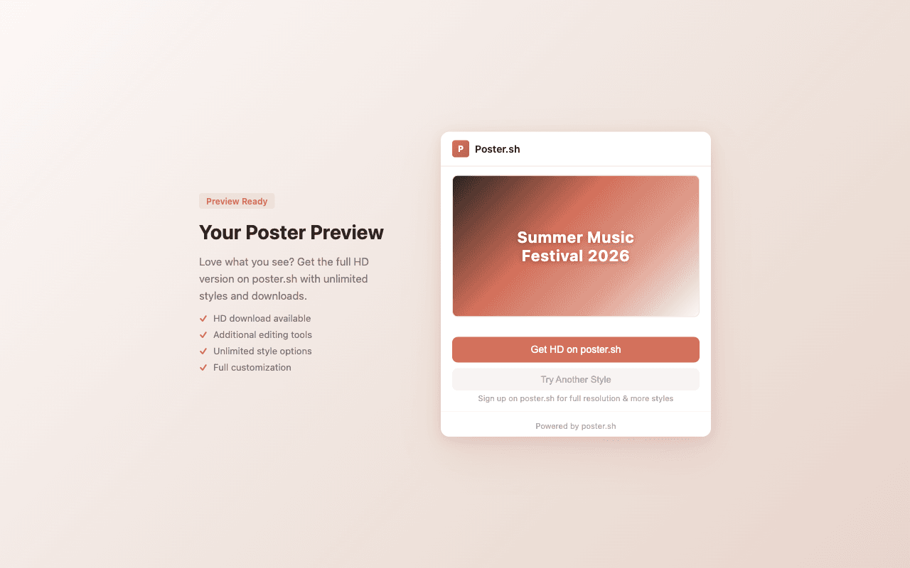 Poster.sh screenshot 4