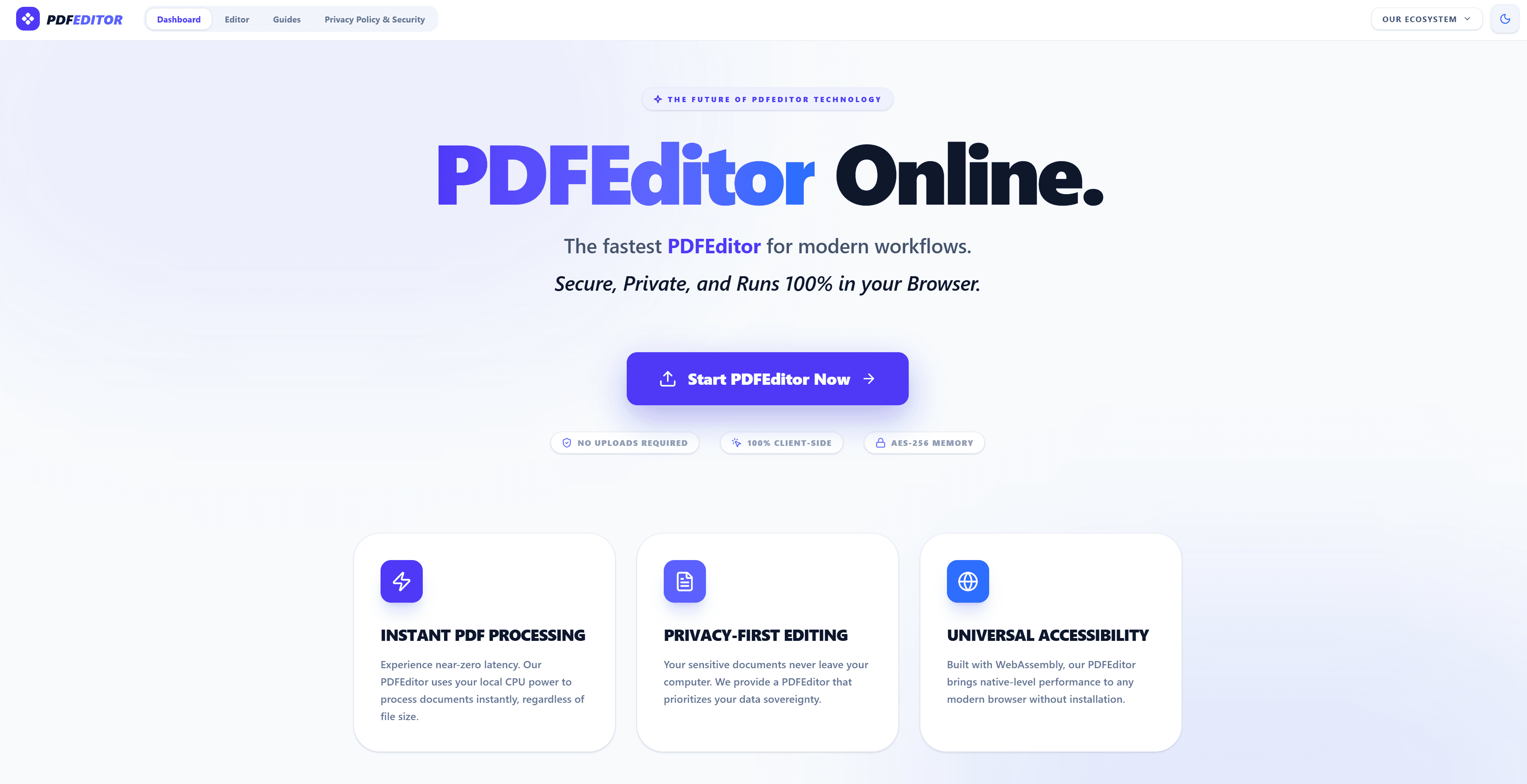 PDF Editor screenshot 1