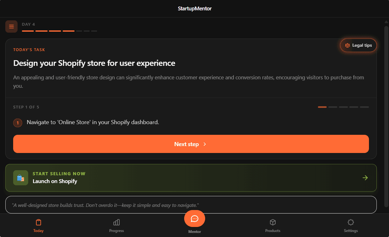 StartupMentor screenshot 6