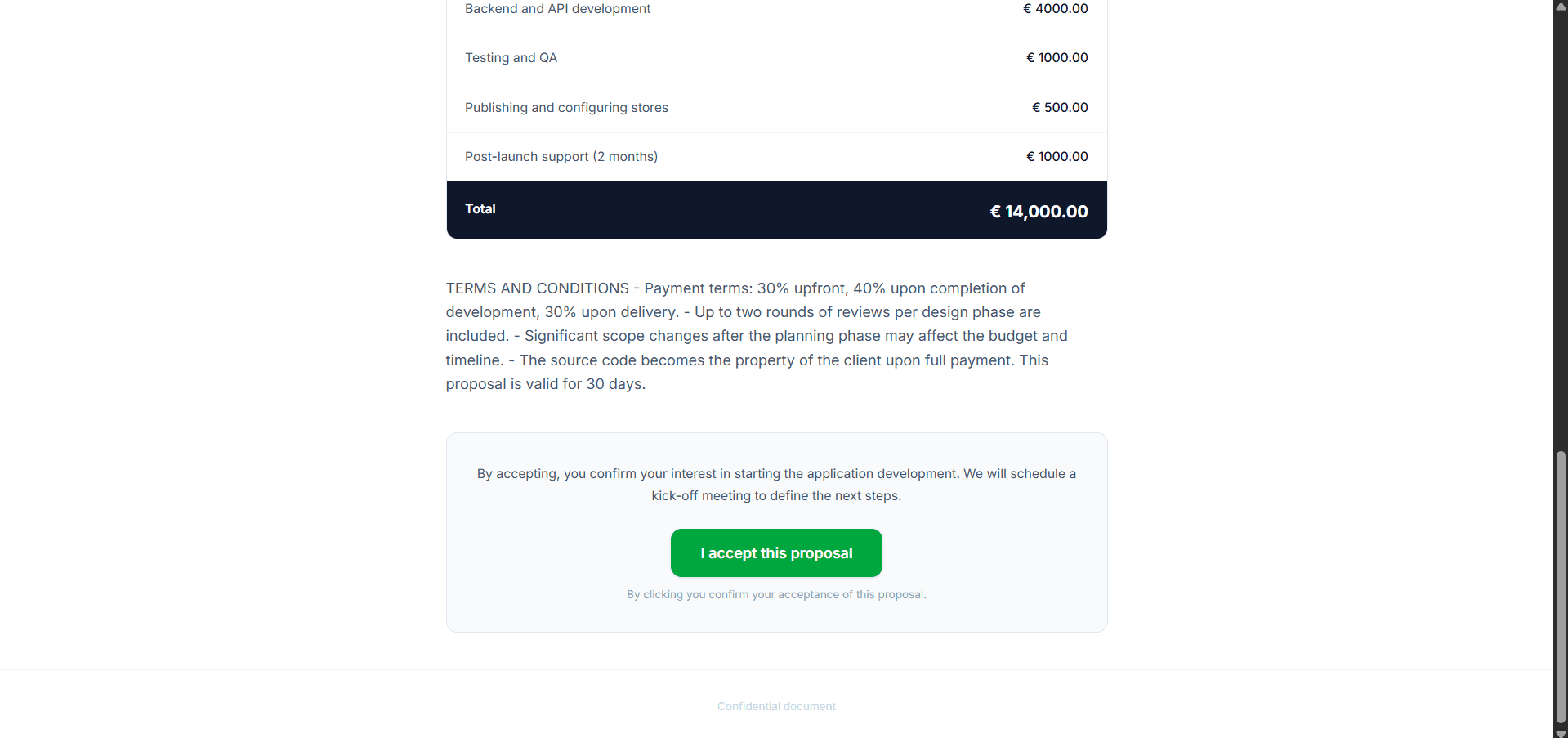 ProposalForge screenshot 4