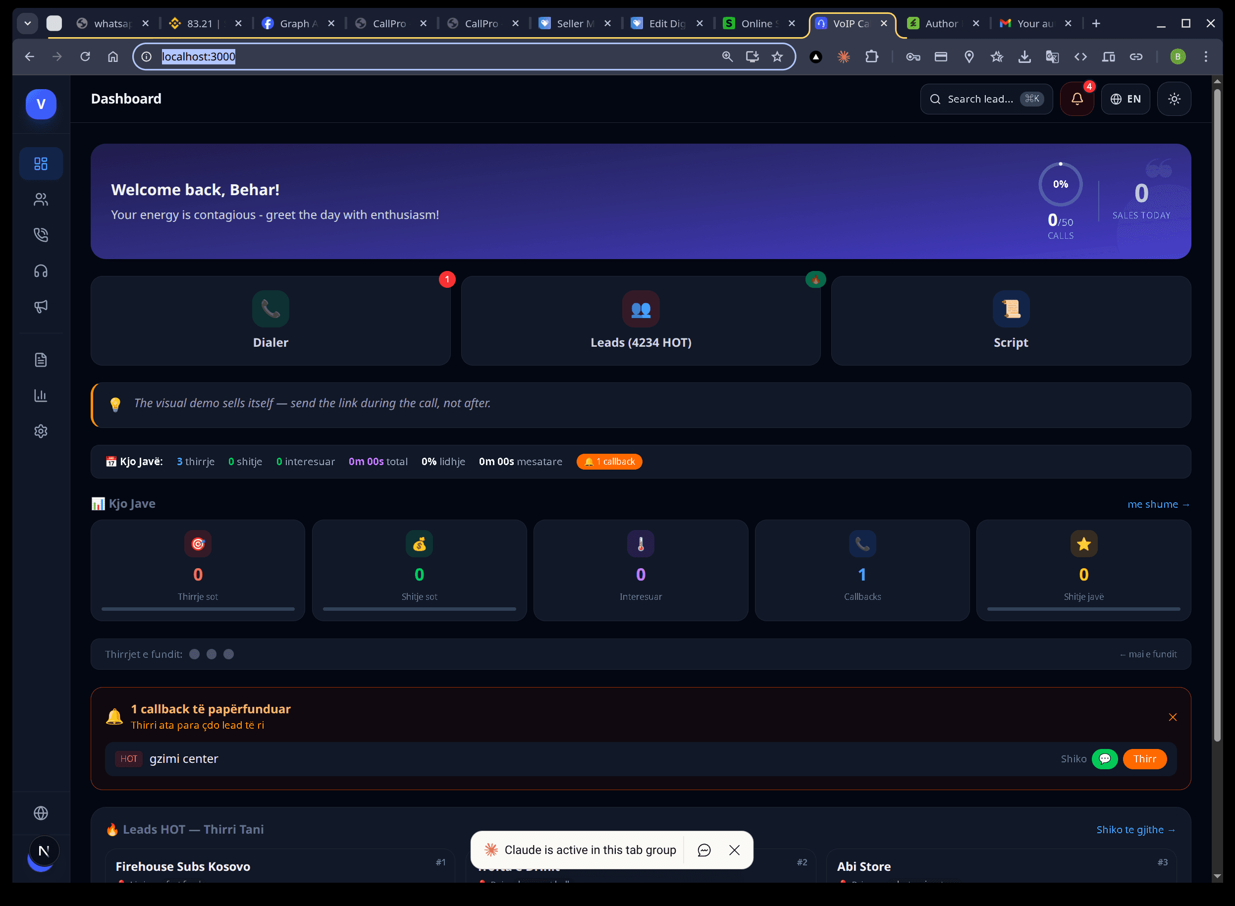 CallPro screenshot 1