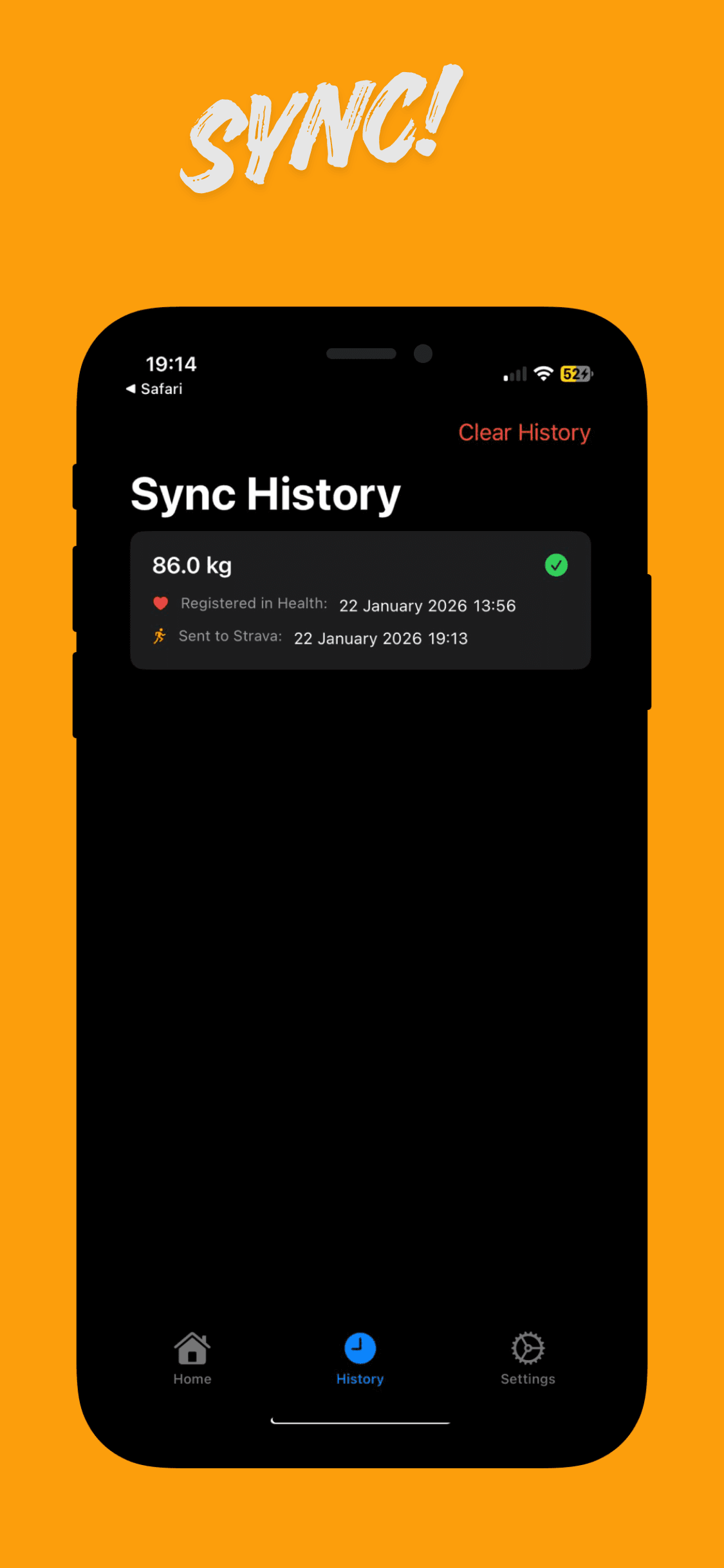 WeightSync screenshot 3