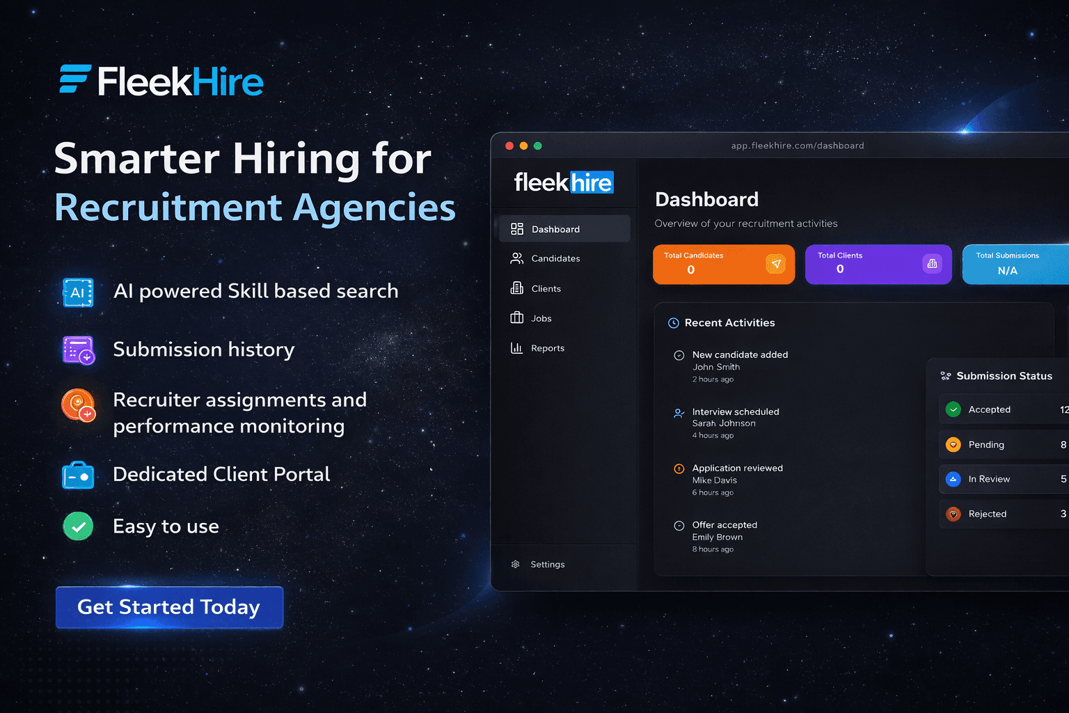 FleekHire – AI powered ATS for Agencies screenshot 6