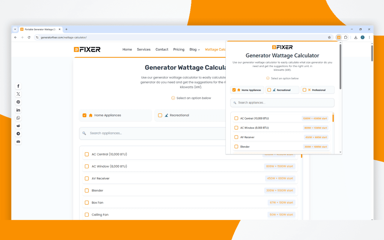 Generator Fixer screenshot 2