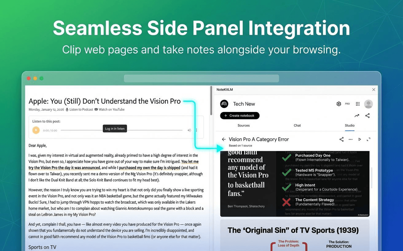 NoteKitLM: Supercharge Your NotebookLM screenshot 5