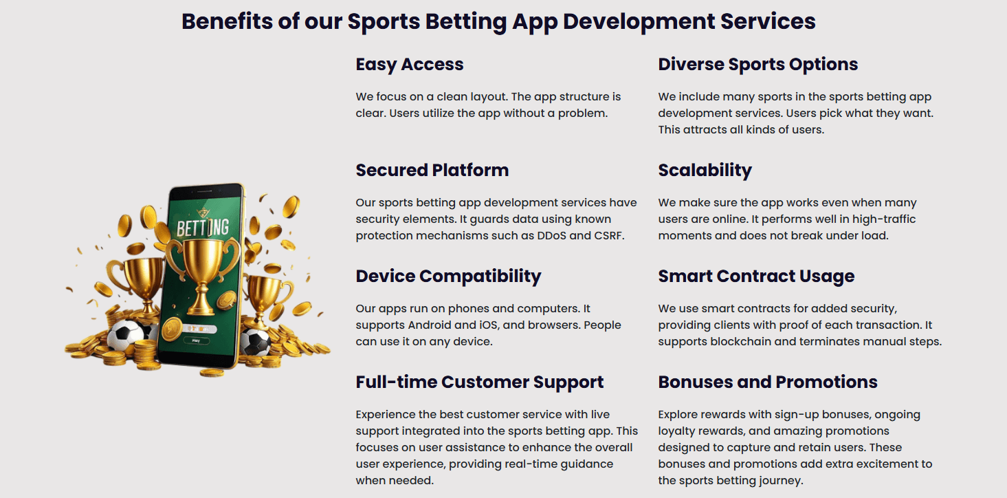 Sports Betting App Development Company screenshot 3