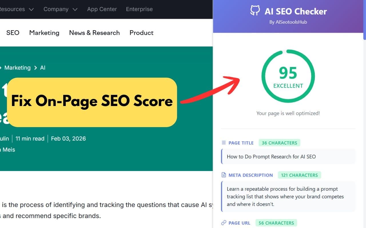 AI SEO Checker screenshot 1