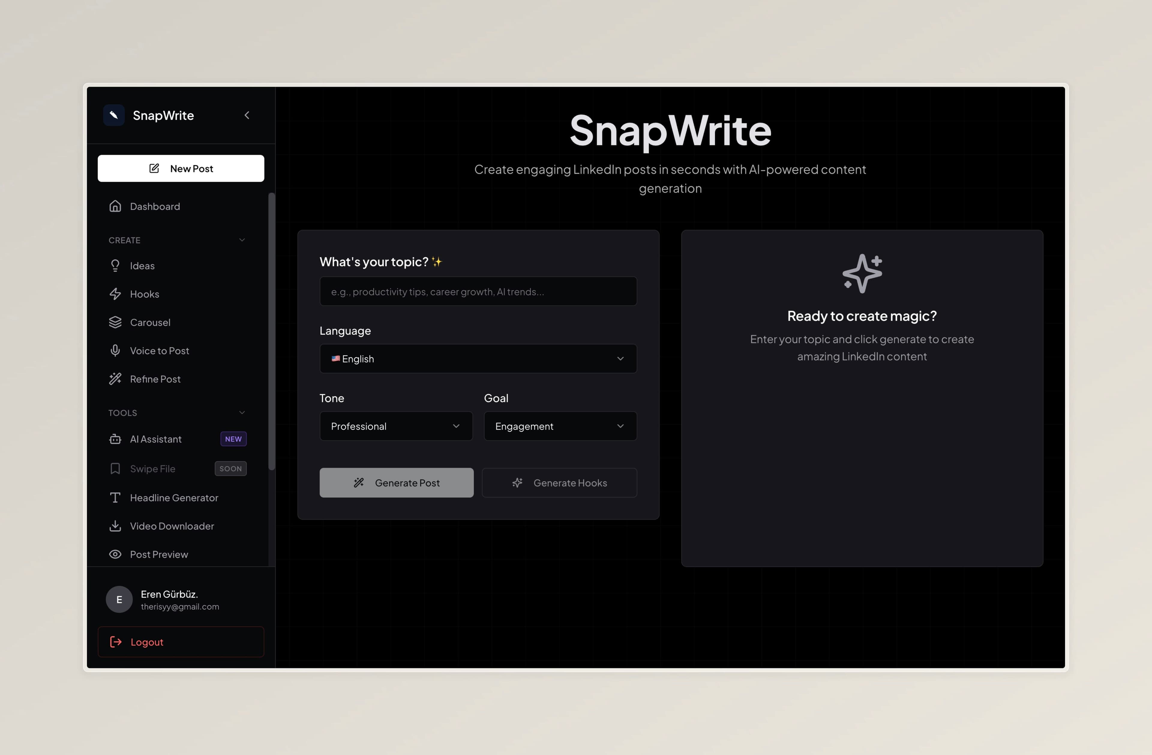 SnapWrite screenshot 3