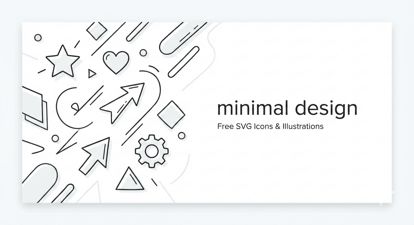 Minimalistic design illustrations screenshot 3