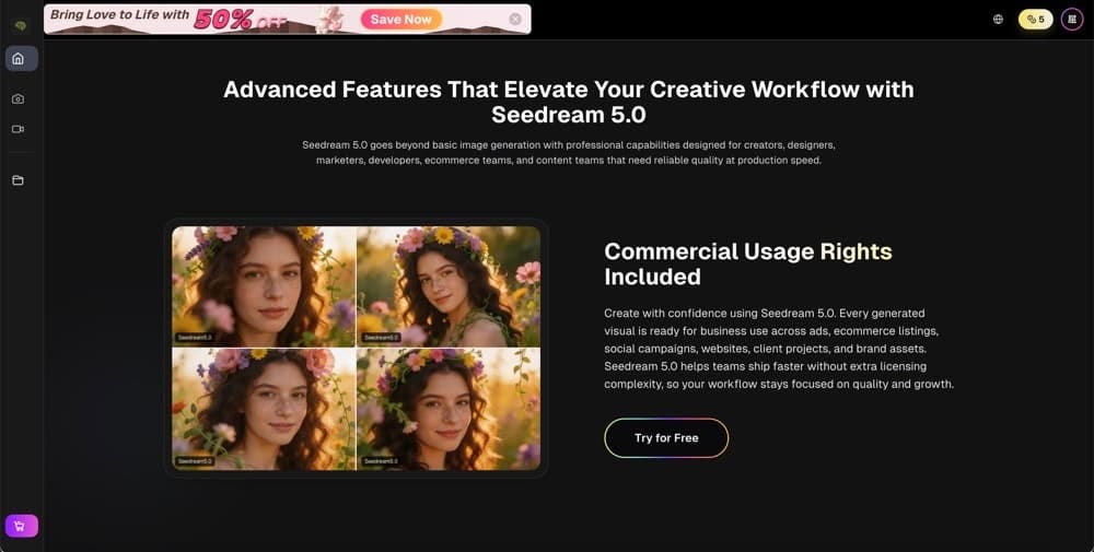 Seedream 5.0 screenshot 2