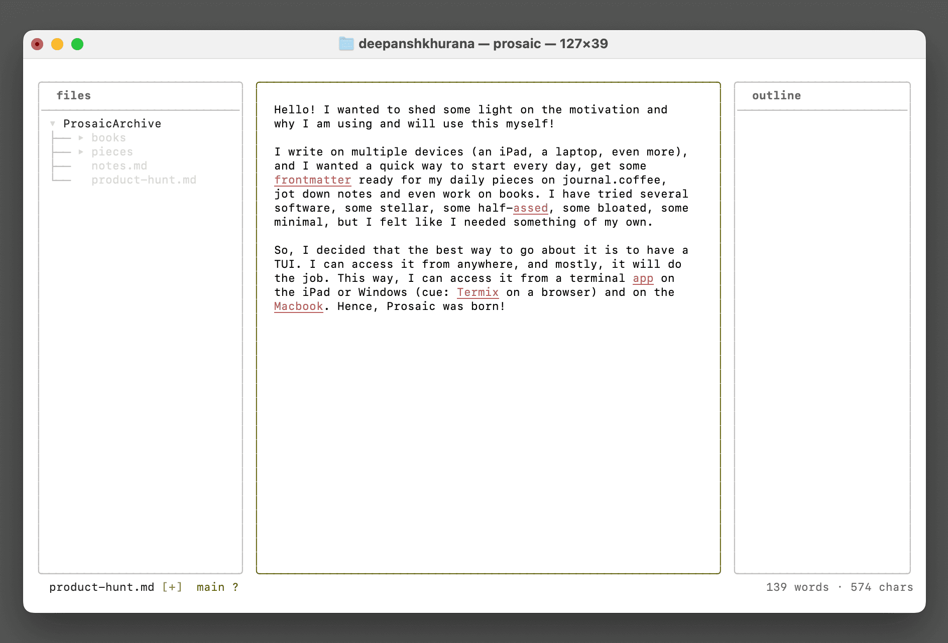 Prosaic screenshot 7