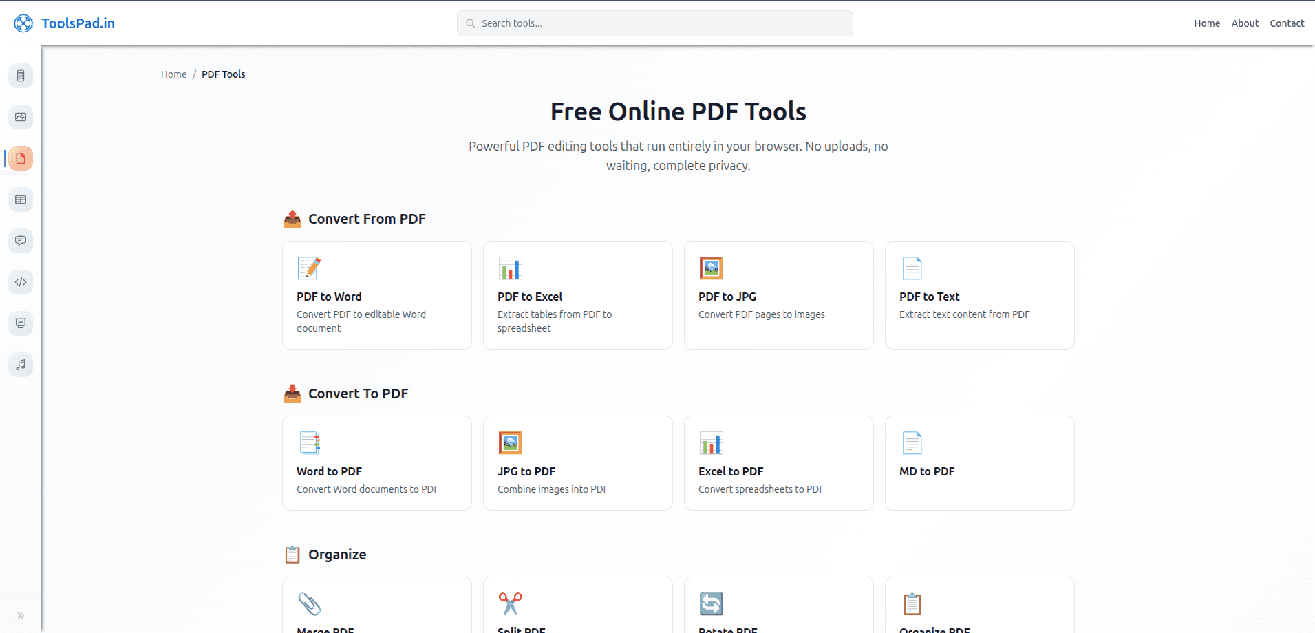 ToolsPad.in screenshot 2