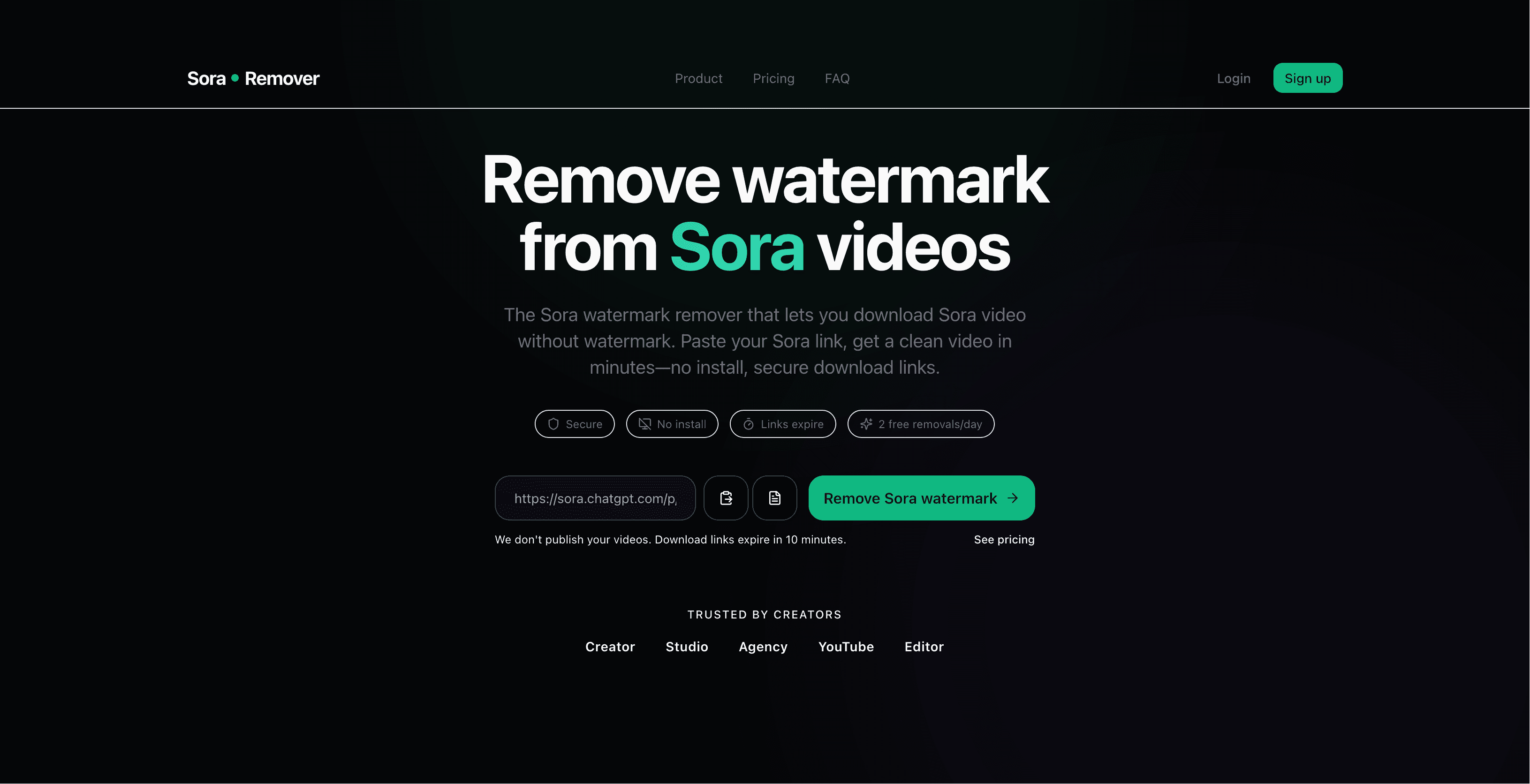 Sora Watermark Remover screenshot 2