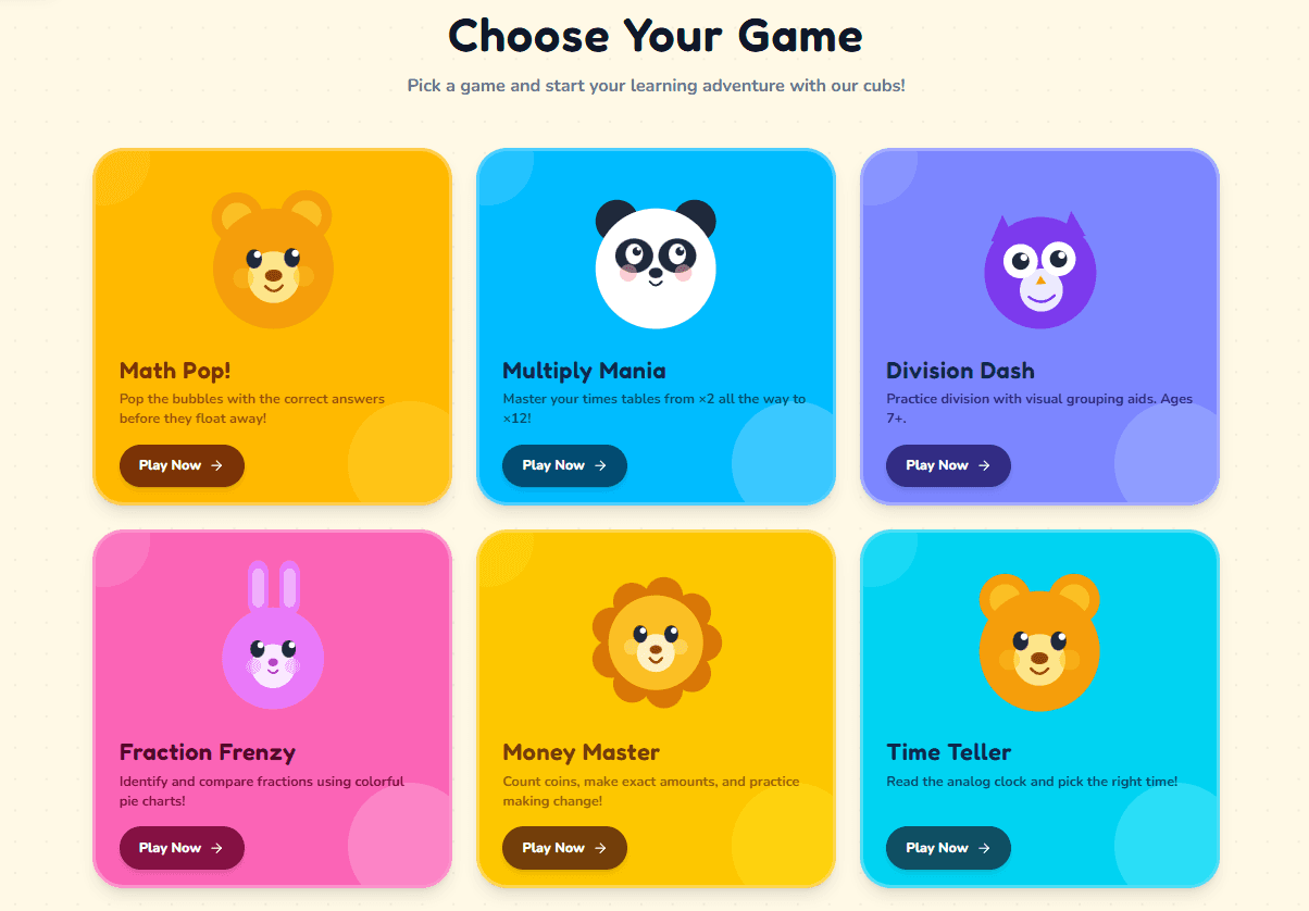 MathCub screenshot 2