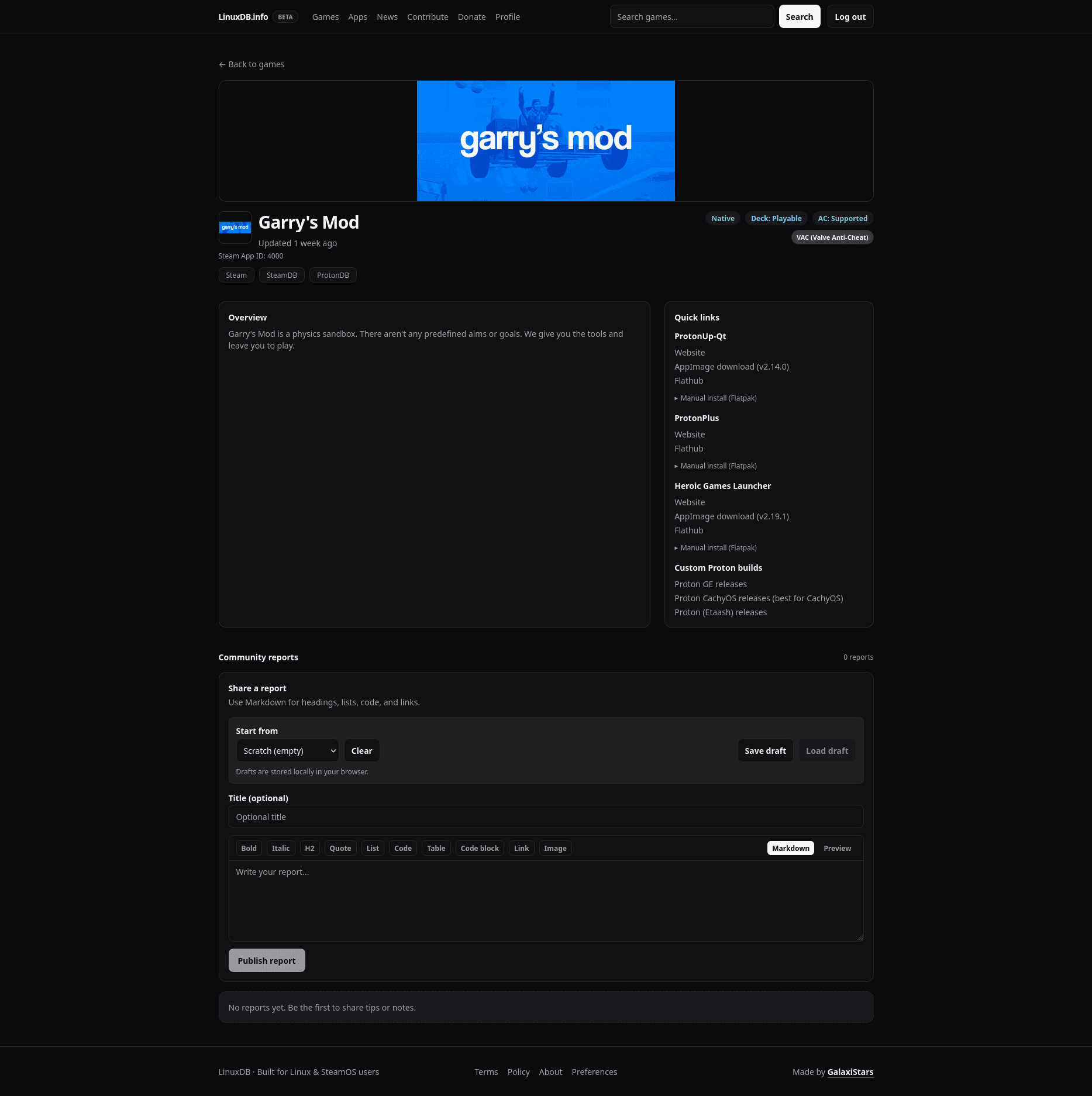 LinuxDB screenshot 3
