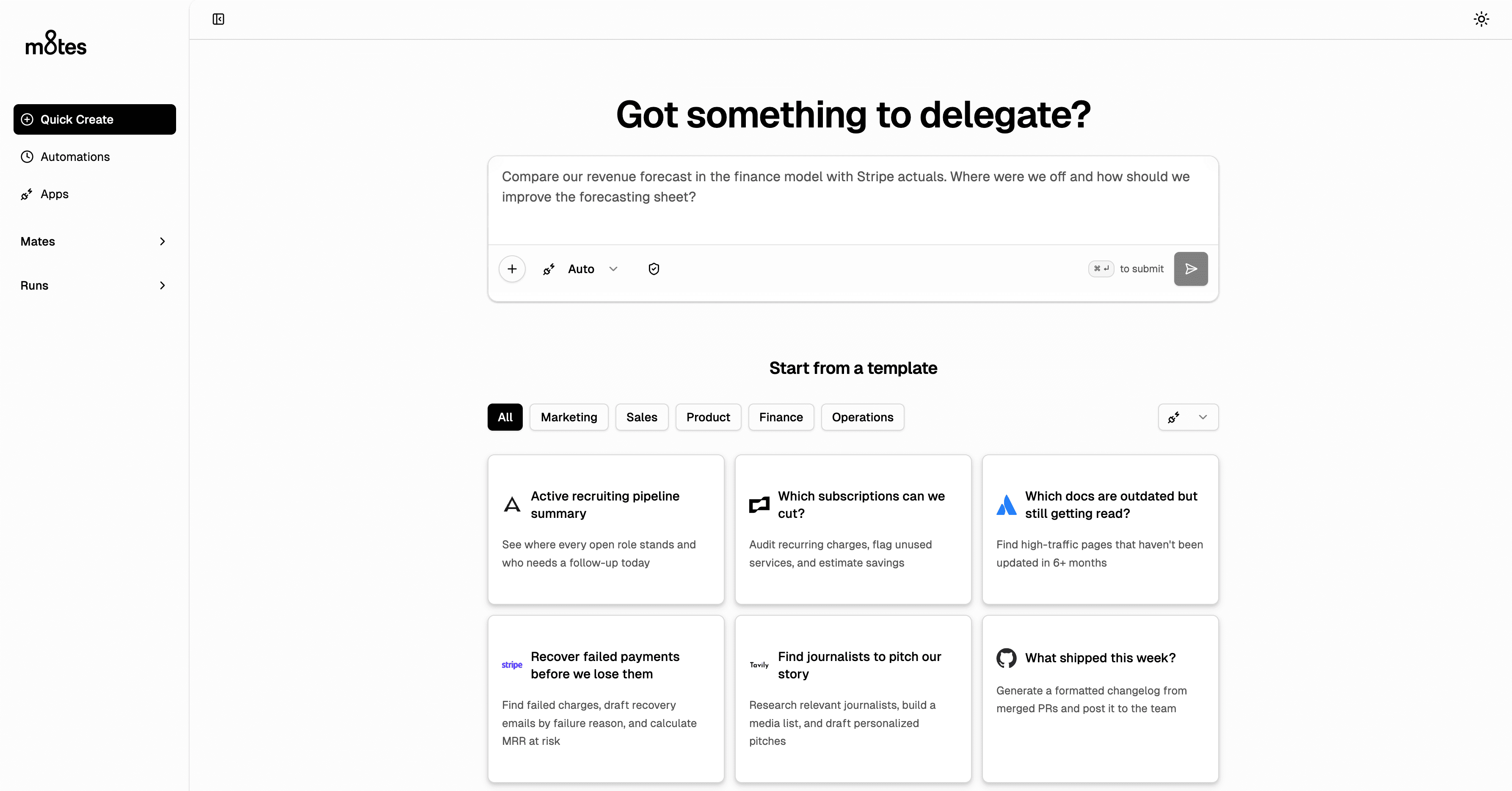 m8tes.ai: AI teammates that do your work screenshot 1