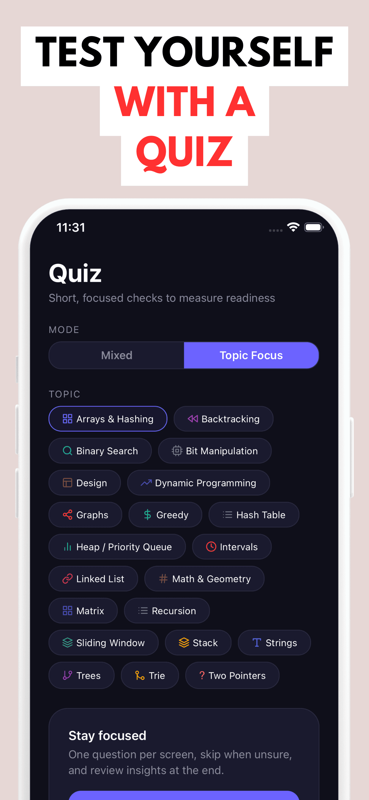 PocketDSA - AI Coding Interview Prep screenshot 6