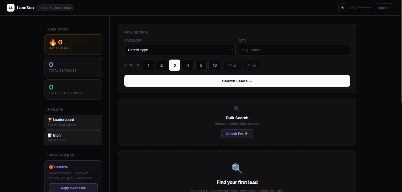 LandSea screenshot 2