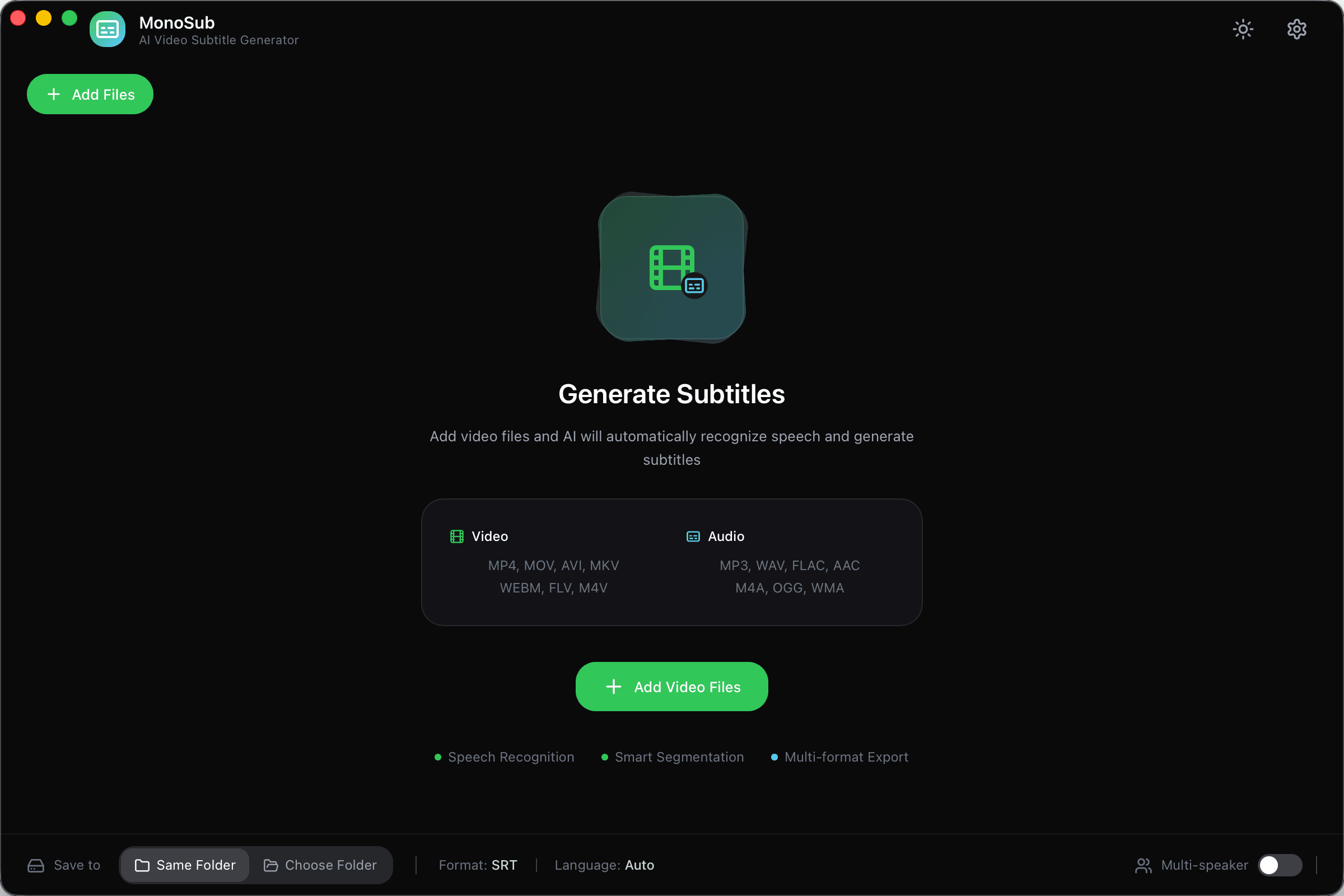 MonoSub screenshot 2