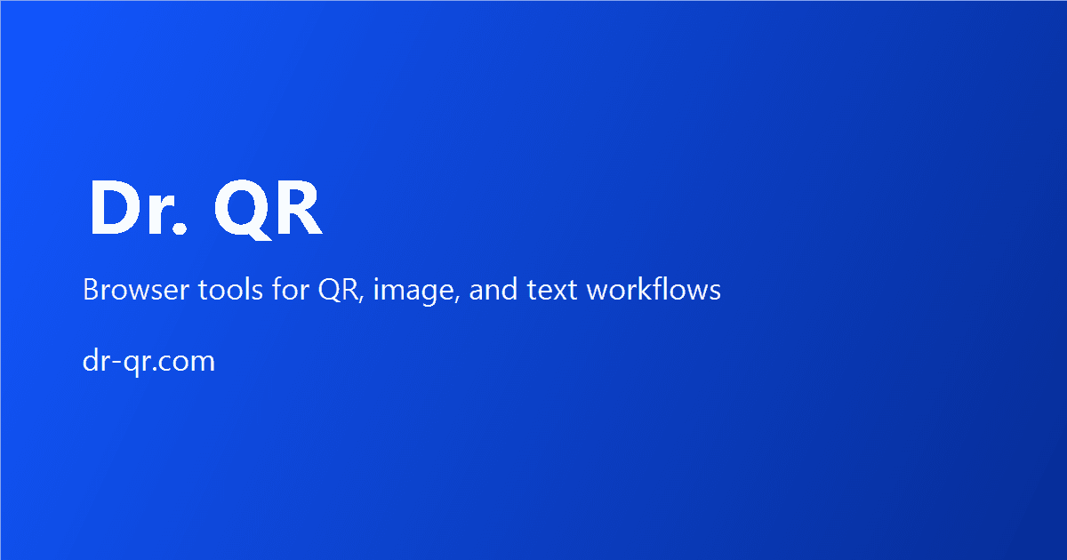 Dr. QR Tools screenshot 1