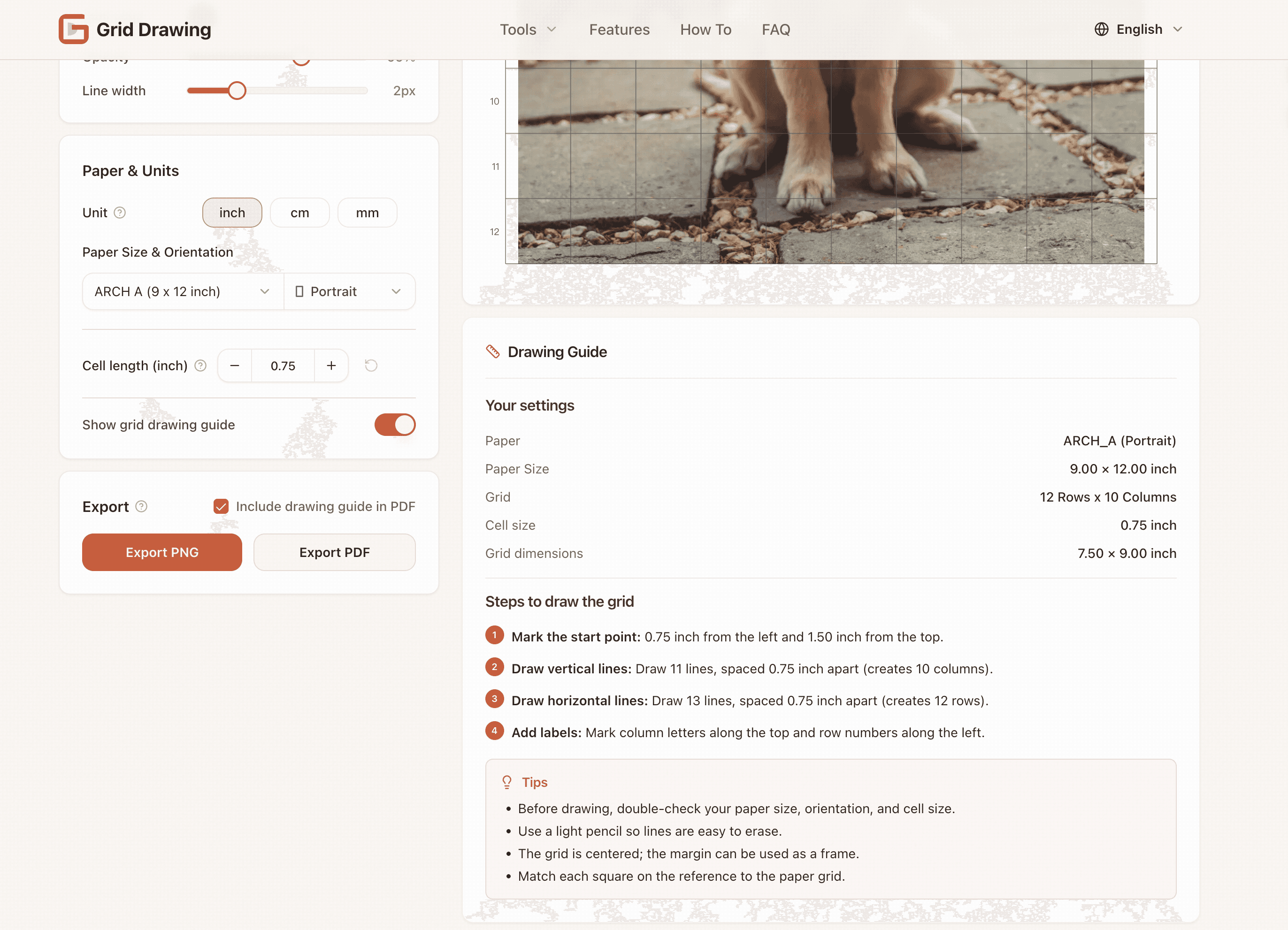 Free Online Grid Maker for Artists screenshot 4