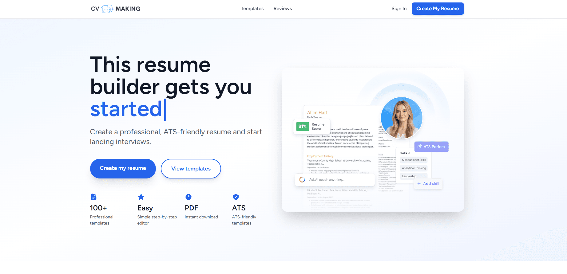 CVMaking screenshot 1