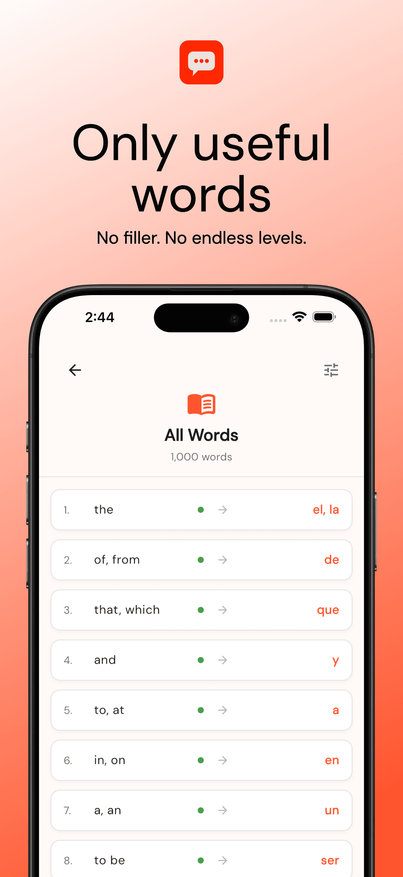1000 Spanish Words screenshot 4