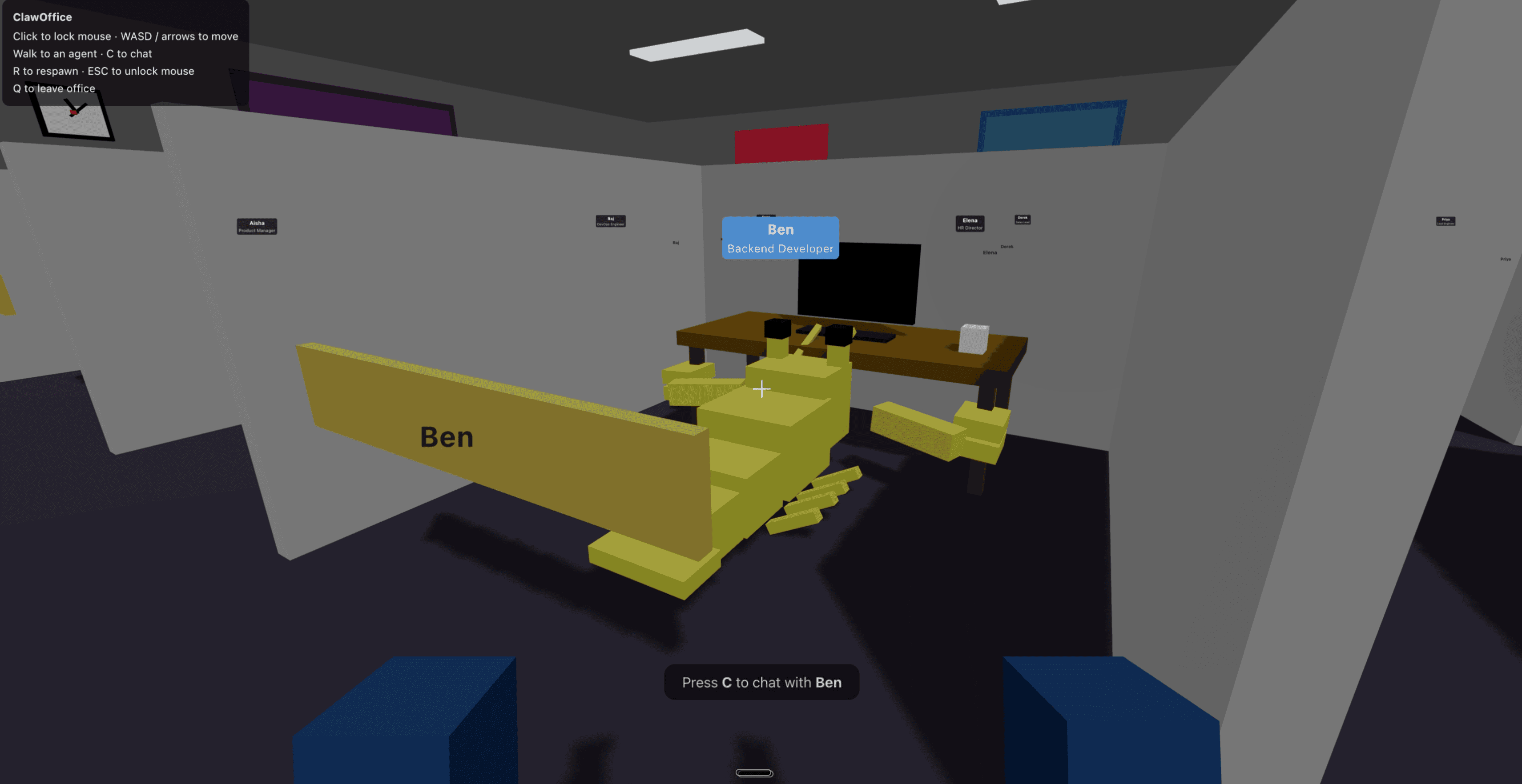 ClawOffice screenshot 3